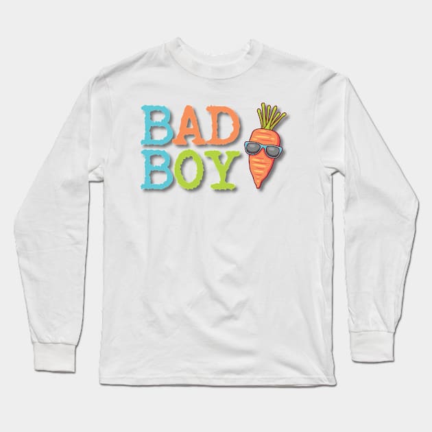 Bad Boy Long Sleeve T-Shirt by iconking